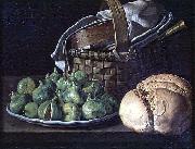 Luis Egidio Melendez Still Life With Figs Spain oil painting artist